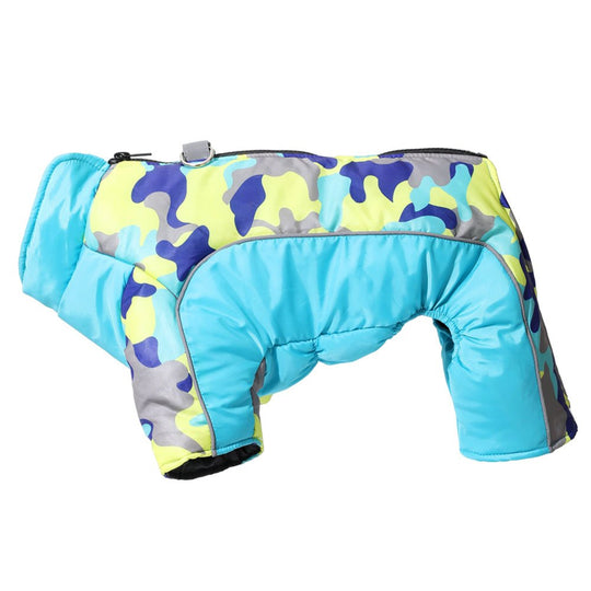 Honden Winterjas Waterdicht met Reflecterende Strepen 10