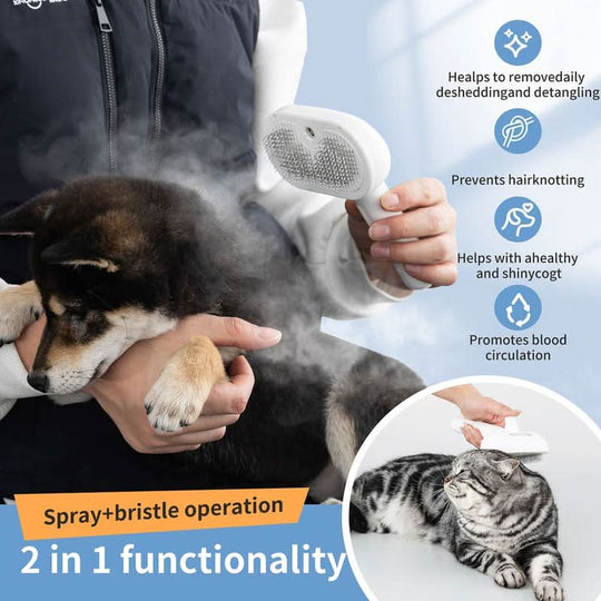Honden en Katten Vachtborstel met Massage-effect 2