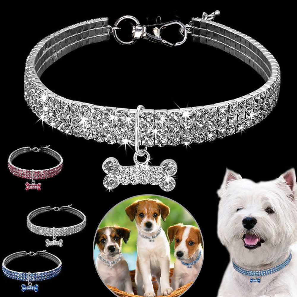 Hondenhalsband Bling It On Met Strass-Steentjes voor Luxe Look 1