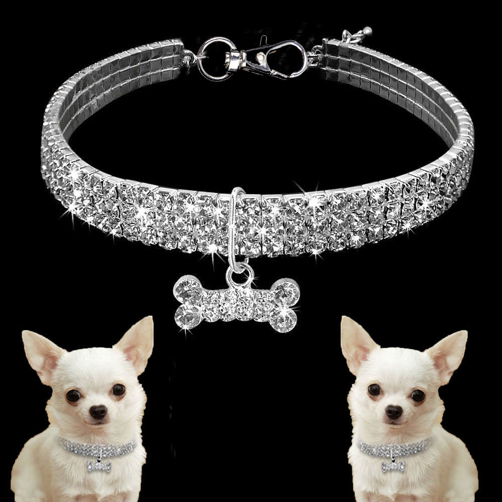 Hondenhalsband Bling It On Met Strass-Steentjes voor Luxe Look 3