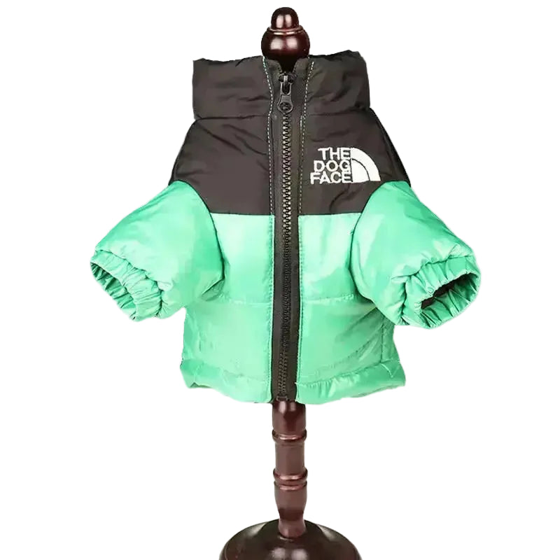 Hondenjas Winter Pufferstijl Met Rits En Trekkoord Voor Koude Dagen 0