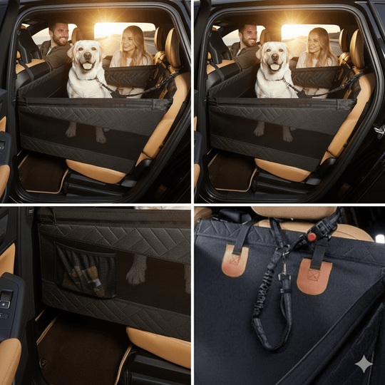 Hondenmat voor in de auto met waterdichte hoes 2