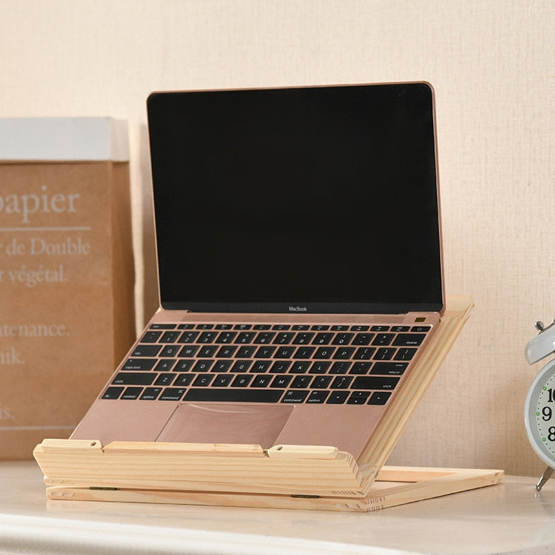 Houten Boekenhouder Multifunctioneel 2