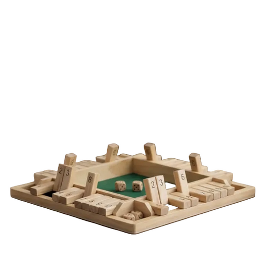 Houten Dobbelspel voor Kinderen - Montessori Getallen Avontuur