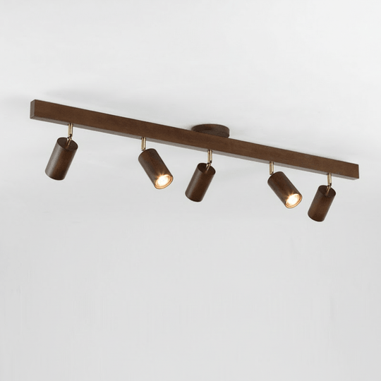 Houten LED Plafondlamp Minimalistisch Verstelbaar 10