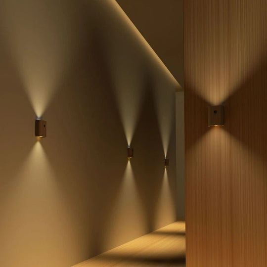 Houten Lamp met Bewegingssensor en Oplaadbare Batterij 1