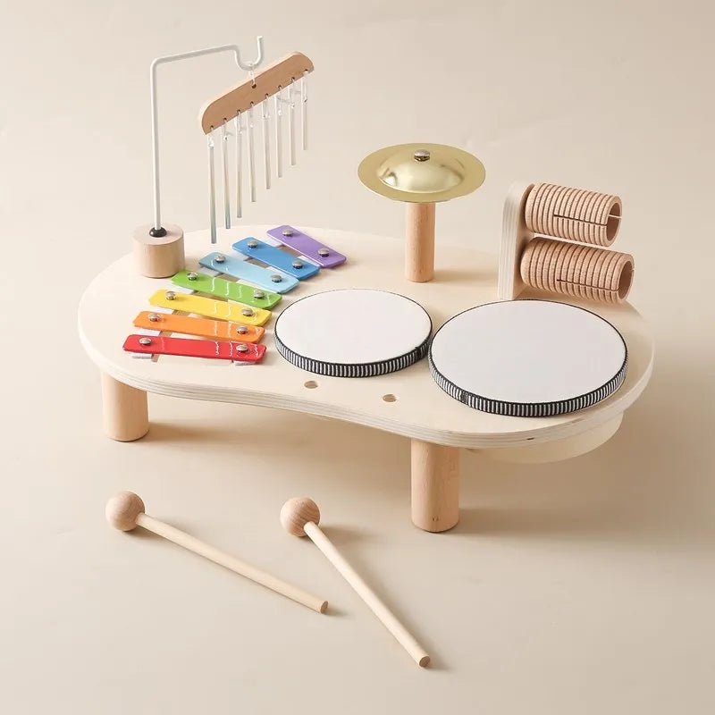 Houten Muziekstation voor Kinderen - MelodyMaker 6