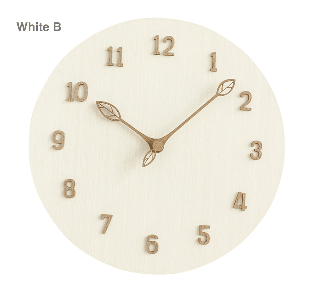 Houten Wandklok Creatief Ontwerp 2