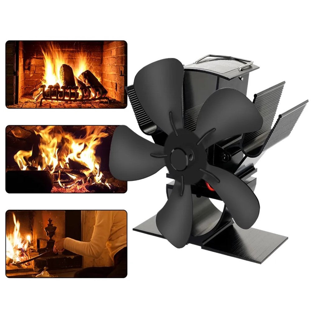 Houtkachelventilator Voor Efficiënte Warmteverdeling En Gezellige Sfeer 0