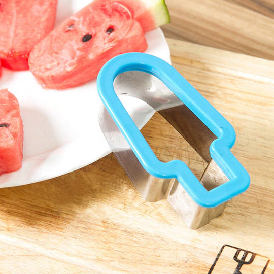 Ijslolly Vorm Watermeloen Segment Speels Ontwerp 4