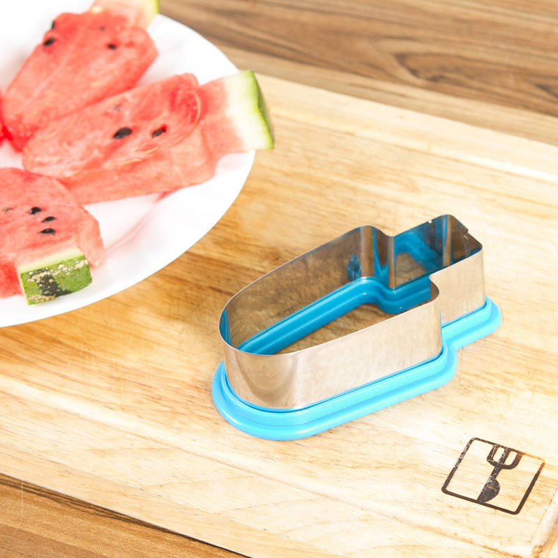 Ijslolly Vorm Watermeloen Segment Speels Ontwerp 6