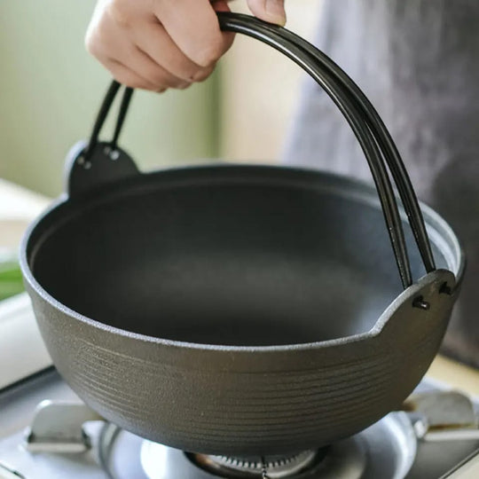 Inductie Wokpan Met Houten Deksel Voor Roerbakken En Sauteren 1