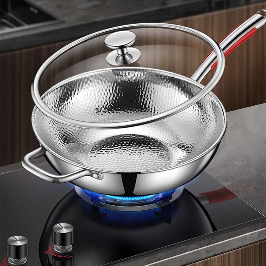 Inductie Wokpan Met Ronde Bodem Voor Optimaal Koken 1