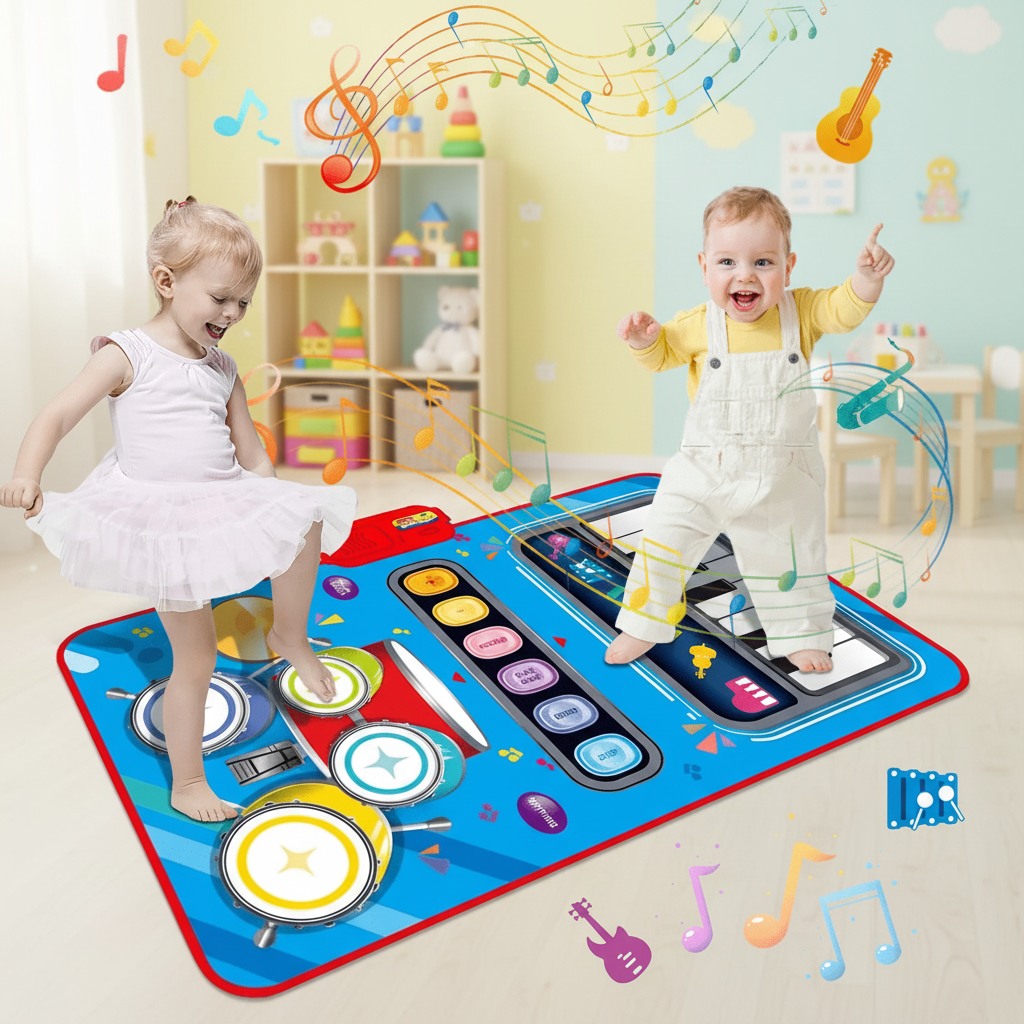 Interactieve Muziekmat Voor Kinderen Met Vijf Instrumenten 3