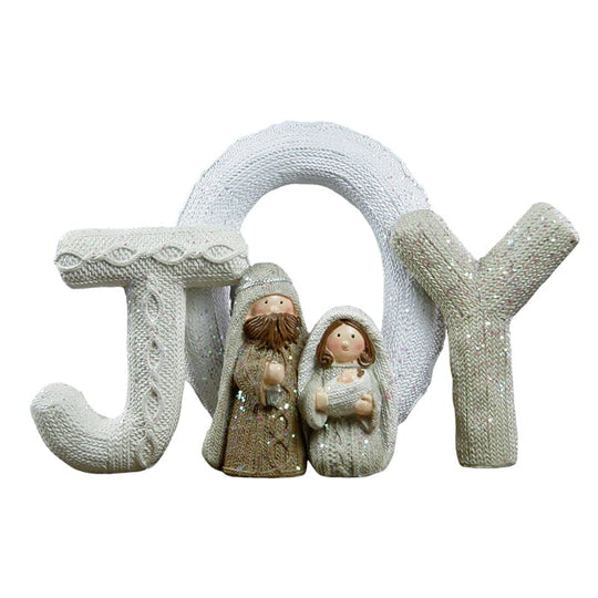 Kerstdecoratie Heilige Familie Handgemaakt Beeld 9