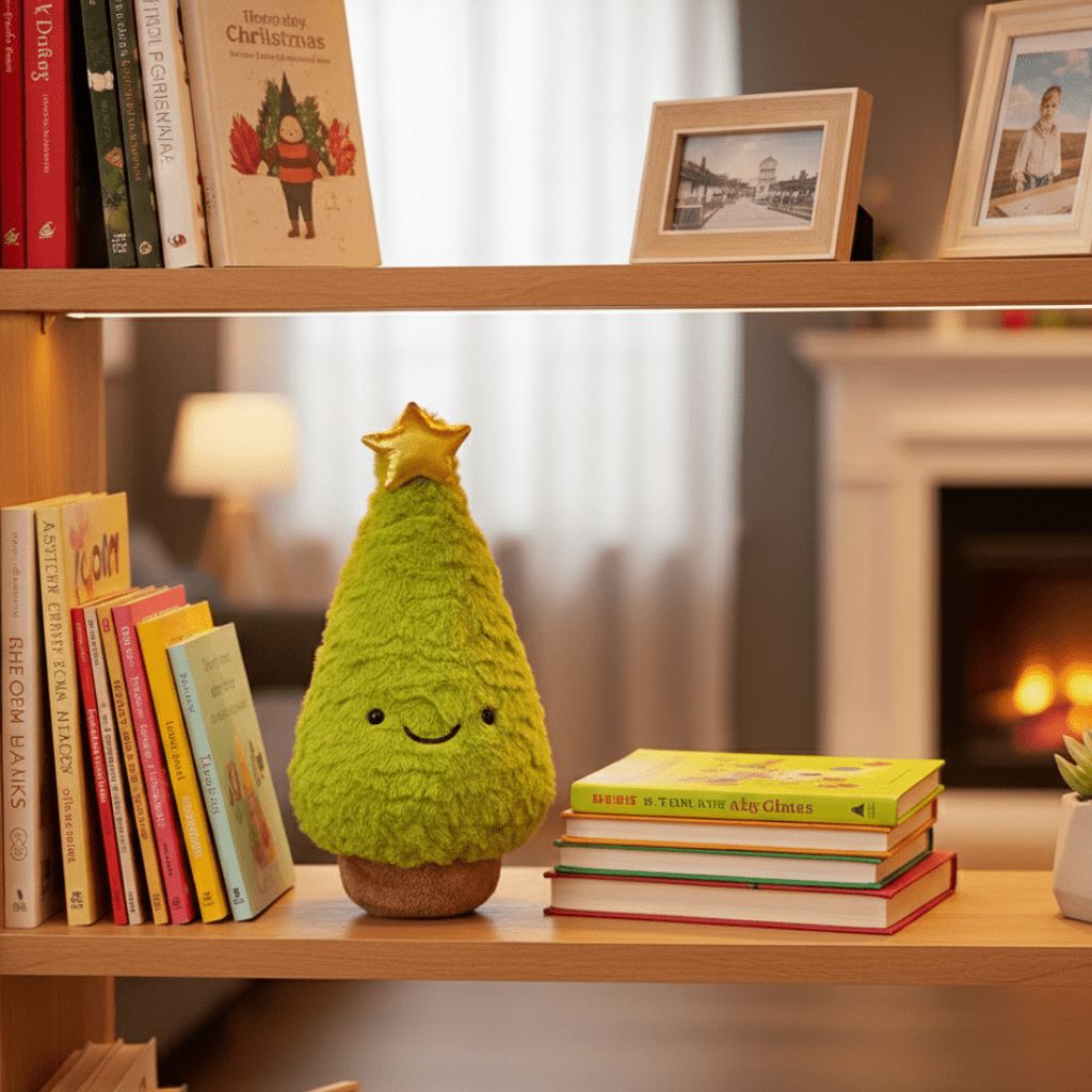 Kerstdecoratie Pluche Kerstboombeeldje voor Gezellige Sfeer 2