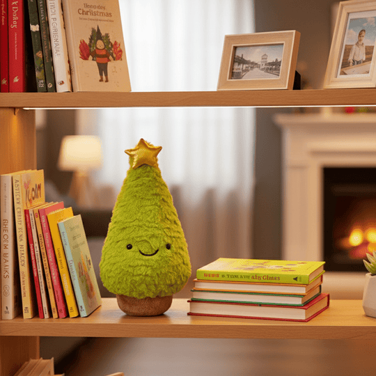 Kerstdecoratie Pluche Kerstboombeeldje voor Gezellige Sfeer 2