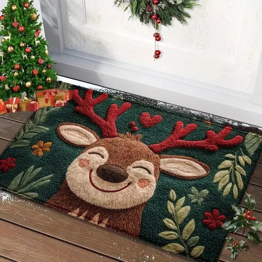 Kerstdeurmat Decoratief met Vrolijk Ontwerp 0