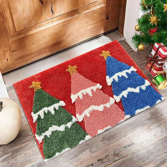 Kerstdeurmat Decoratief met Vrolijk Ontwerp 10