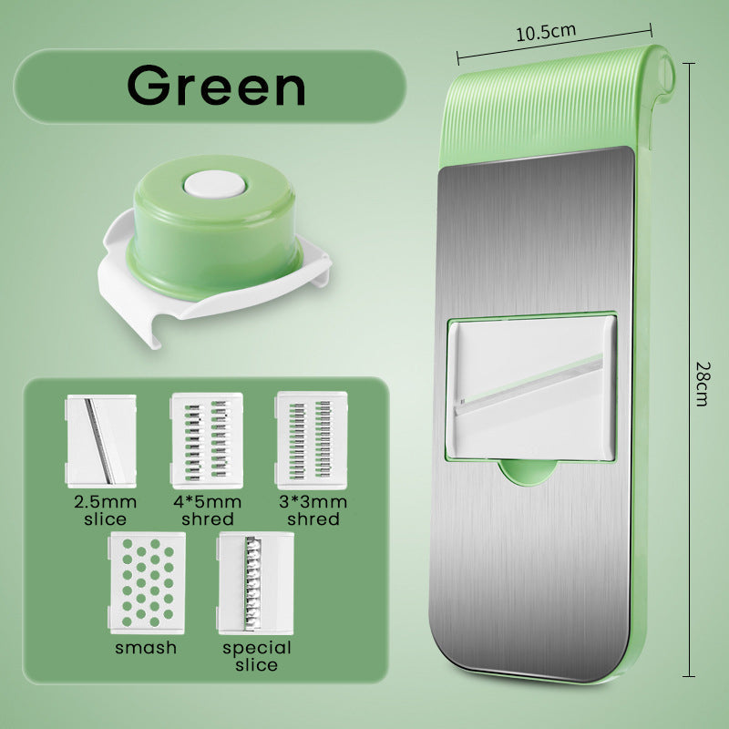 Keuken Groentesnijder 5-in-1 met Comfortabele Handgreep 0