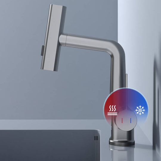 Keuken Kraan met Uittrekbare Slang en LED Temperatuurdisplay 8