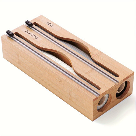 Keukenfolie Dispenser met Snijmes en Dubbele Gleuf 1