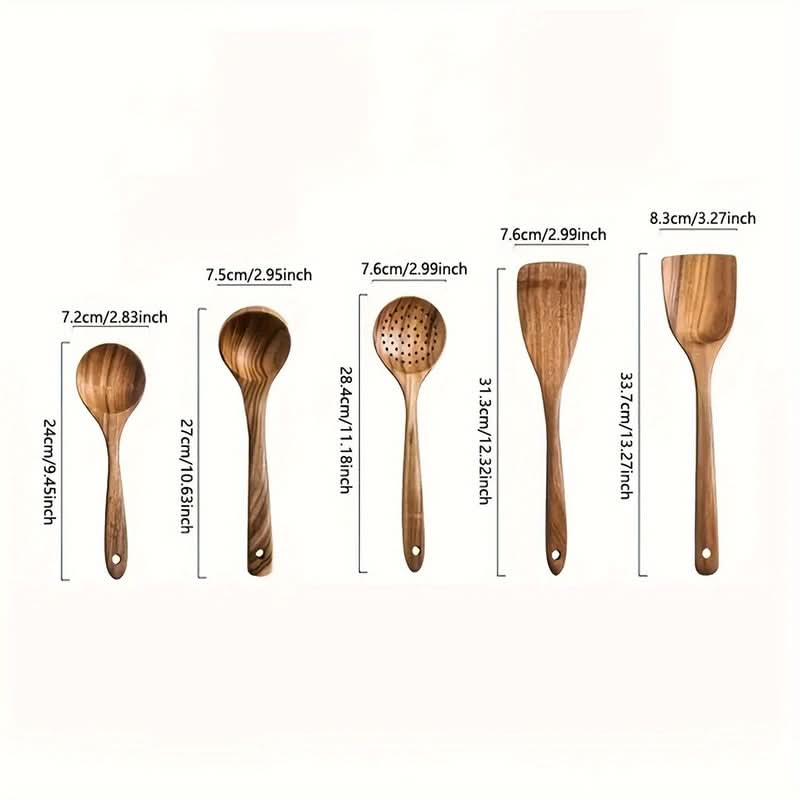 Keukengereedschap Set Scandinavisch Design voor Koken met Comfortabele Handgrepen 5