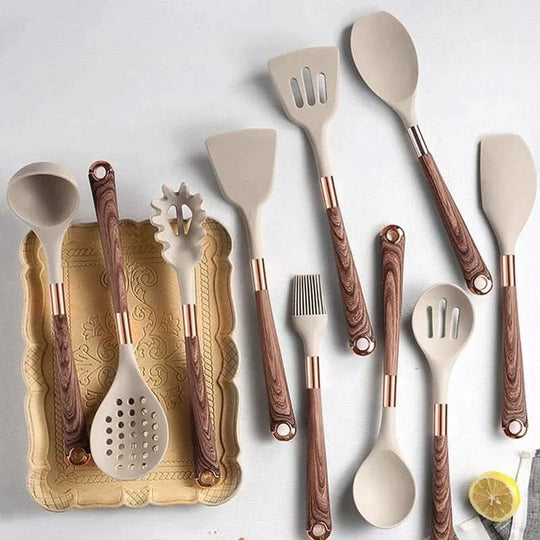 Keukengereedschap Set met Hittebestendige Gereedschappen en Ergonomische Handgrepen 2