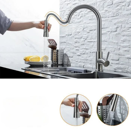 Keukenkraan met Sensor en Uittrekbare Uitloop voor Moderne Keuken 4