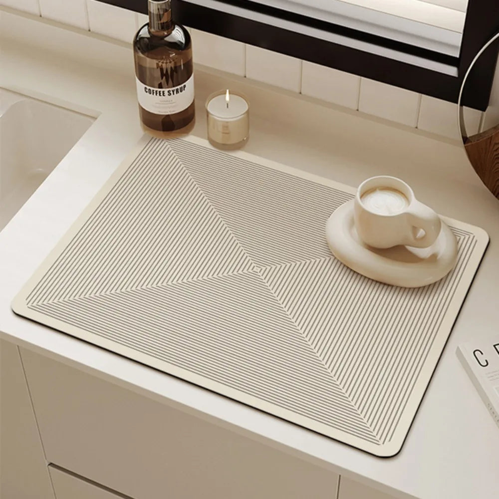 Keukenmat Antislip Diatomiet Sneldrogend 2