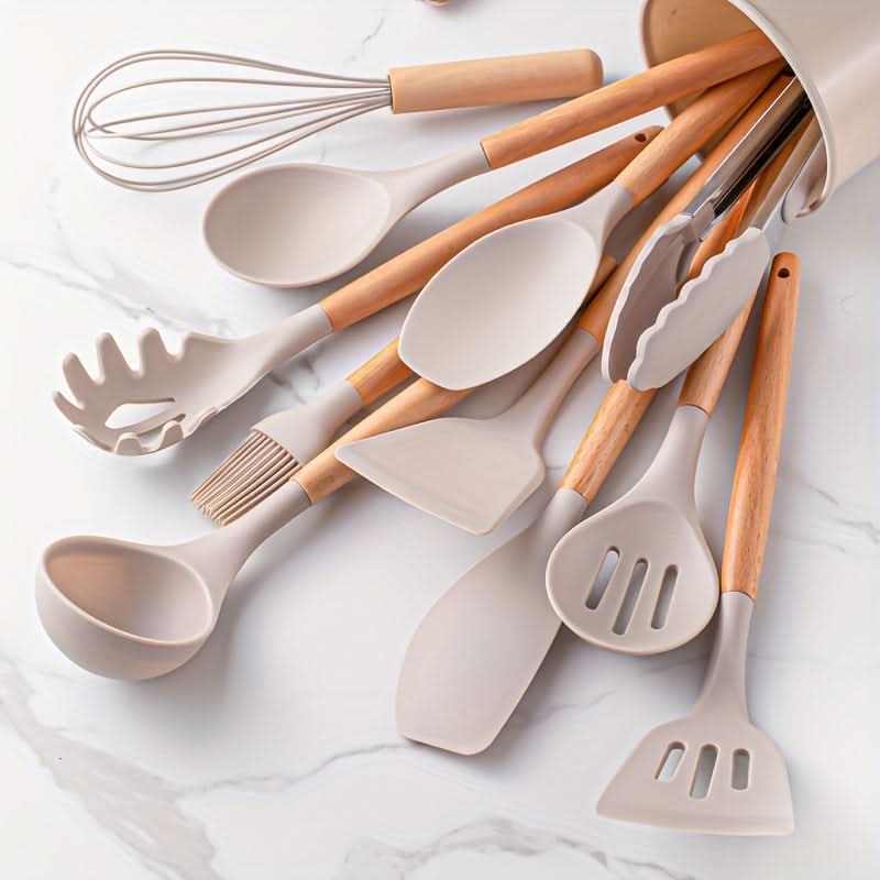 Keukenset voor Koken en Bakken - 12-delige Silicone Set 1