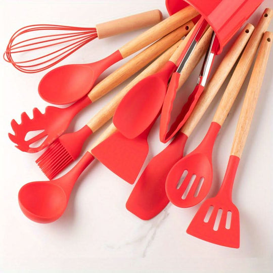 Keukenset voor Koken en Bakken - 12-delige Silicone Set 10