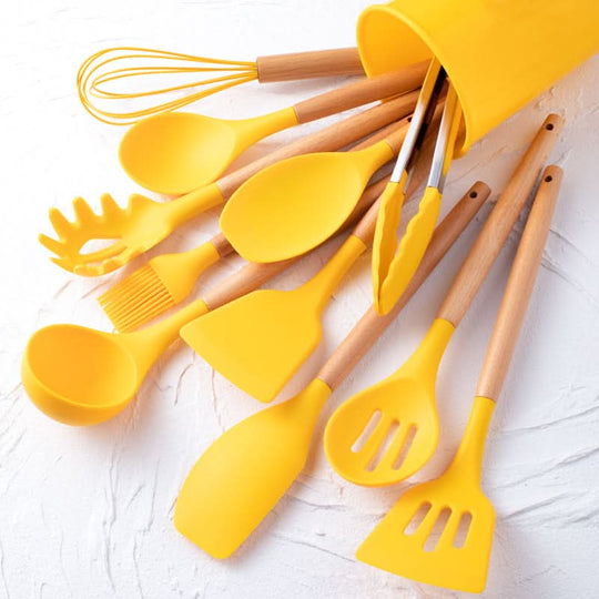 Keukenset voor Koken en Bakken - 12-delige Silicone Set 11