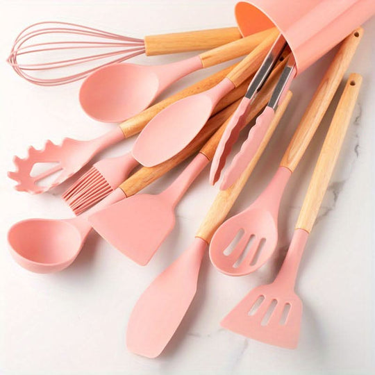 Keukenset voor Koken en Bakken - 12-delige Silicone Set 12