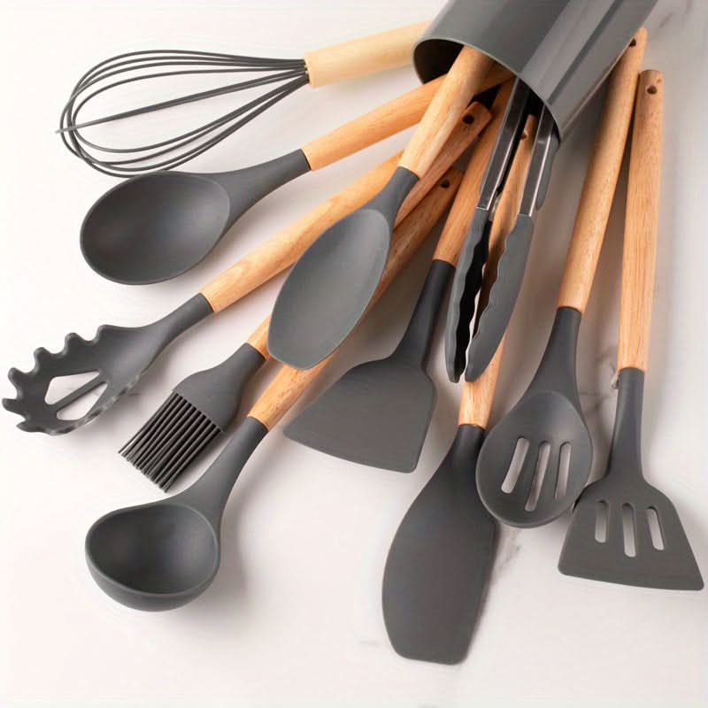 Keukenset voor Koken en Bakken - 12-delige Silicone Set 7