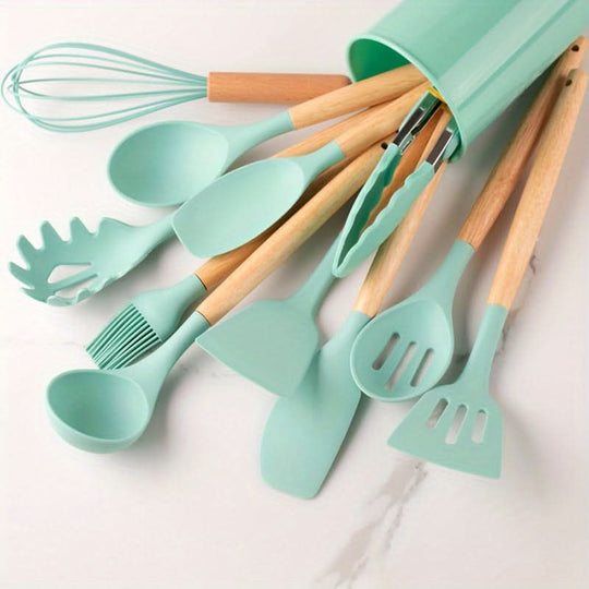 Keukenset voor Koken en Bakken - 12-delige Silicone Set 8