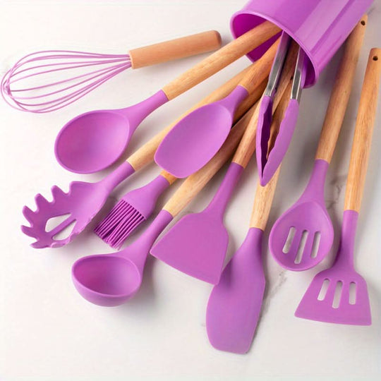 Keukenset voor Koken en Bakken - 12-delige Silicone Set 9