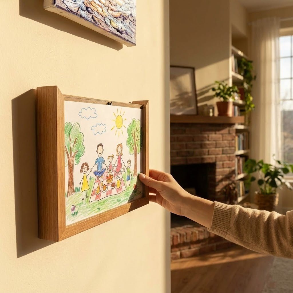 Kinder Displayframe met Opbergfunctie voor Kunstwerken 5