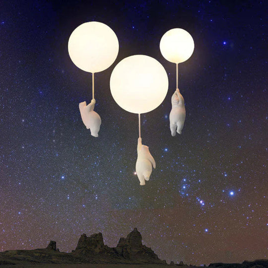 Kinder Plafondlamp Beer en Ballon 3