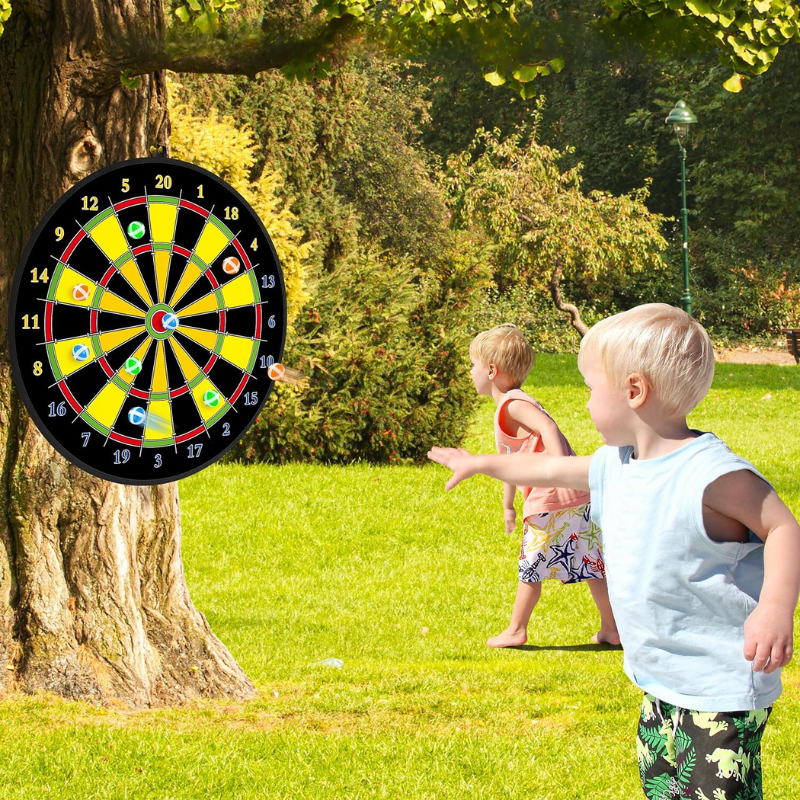 Kinderdartbord Dubbelzijdig Voor Binnen en Buiten 1