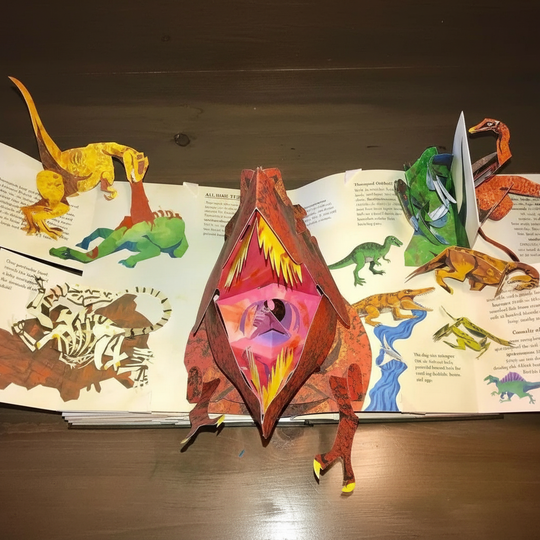 Kinderen 3D Pop-upboek Dinosaurussen Avontuur Interactief Educatief 1