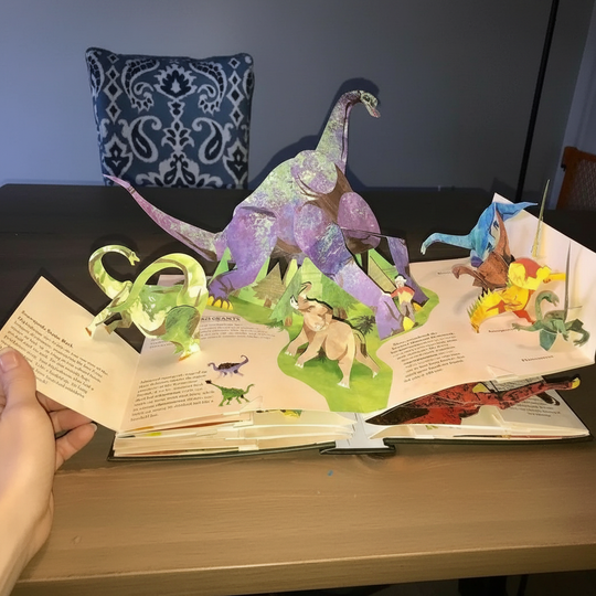 Kinderen 3D Pop-upboek Dinosaurussen Avontuur Interactief Educatief 2
