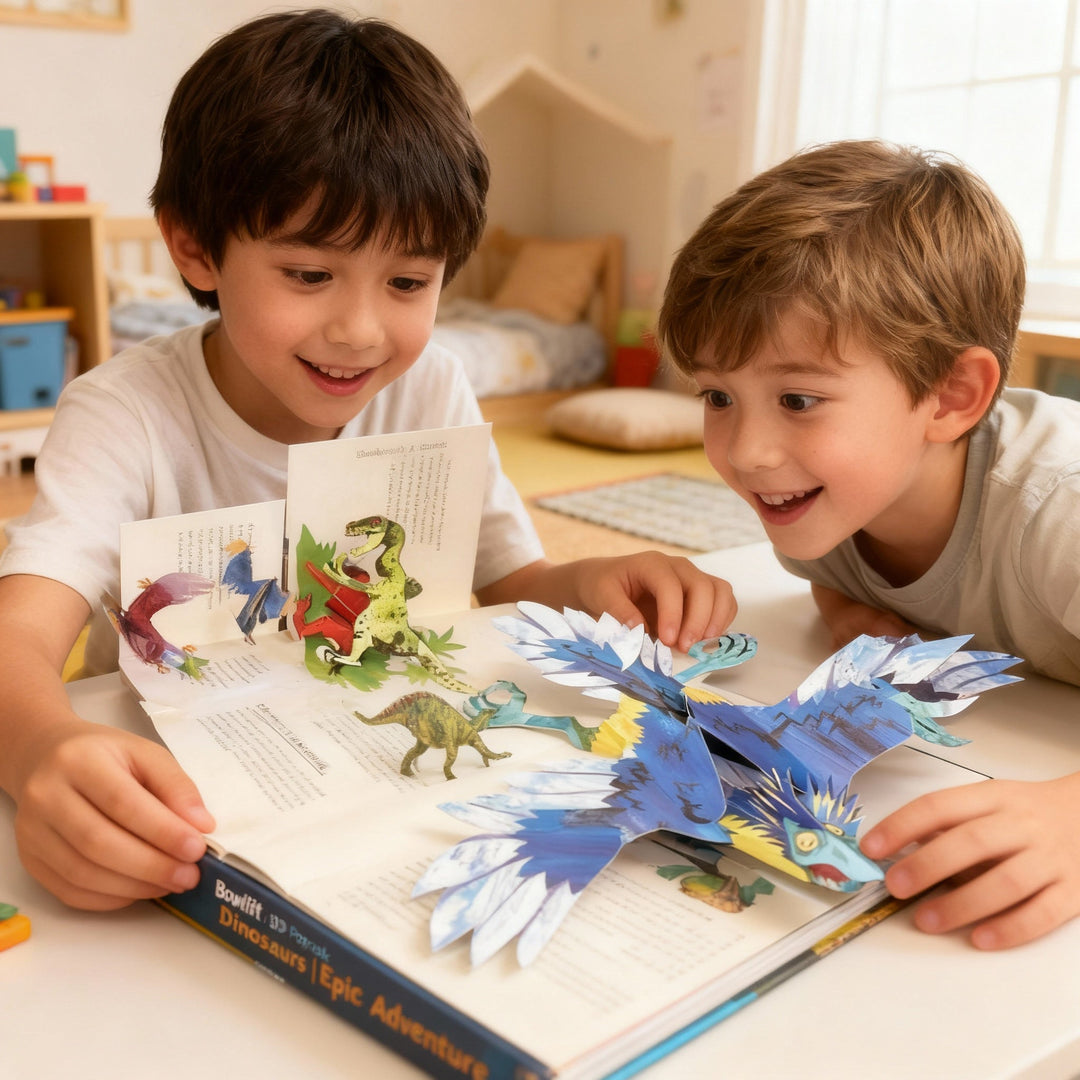 Kinderen 3D Pop-upboek Dinosaurussen Avontuur Interactief Educatief 3
