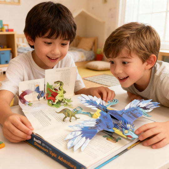 Kinderen 3D Pop-upboek Dinosaurussen Avontuur Interactief Educatief 3
