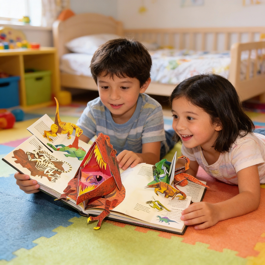 Kinderen 3D Pop-upboek Dinosaurussen Avontuur Interactief Educatief 5