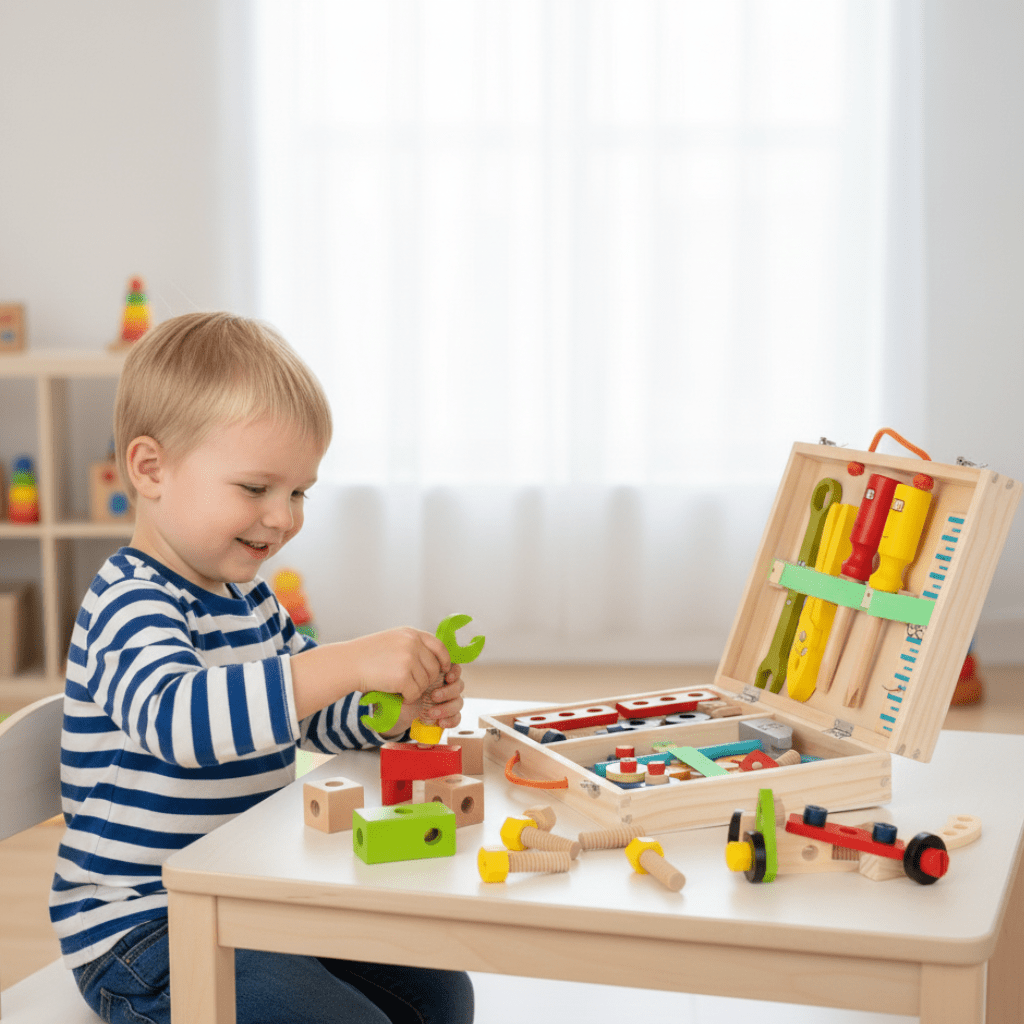 Kinderen Gereedschapskoffer Bouwvaardigheden Speelset 1