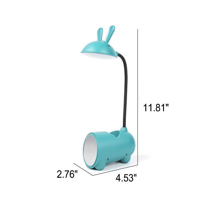 Kinderen LED Touchlamp Konijn Design met Penhouder 4
