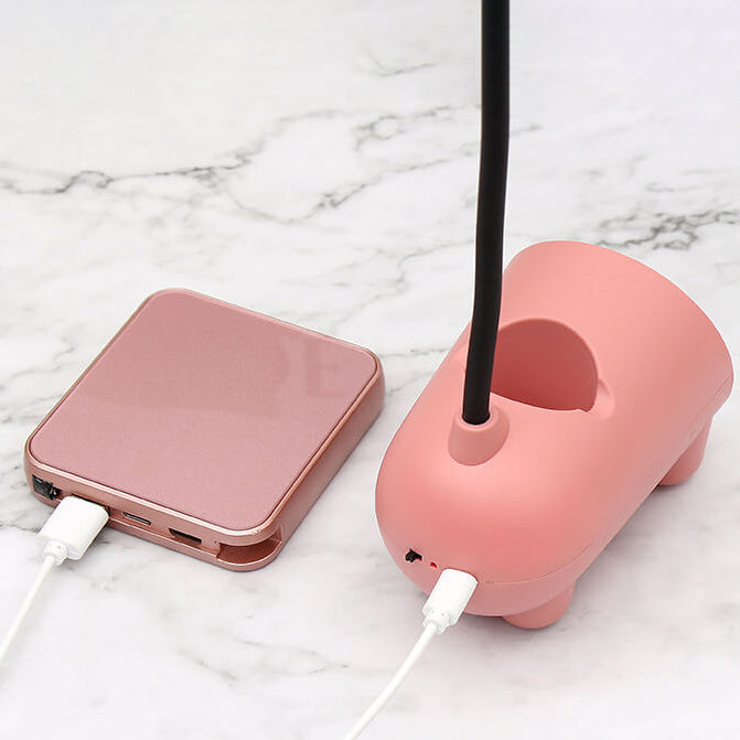 Kinderen LED Touchlamp Konijn Design met Penhouder 6