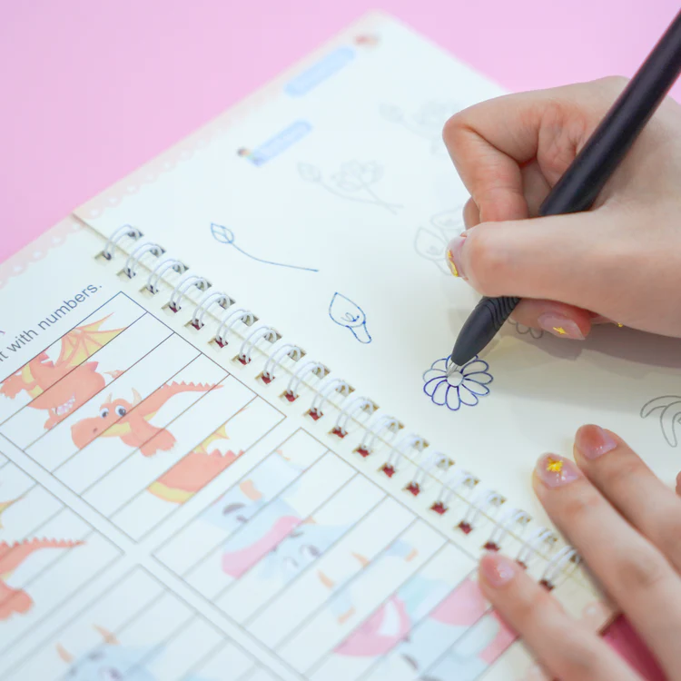 Kinderen Leerwerkboeken Set van 4 voor Creatief Leren en Ontwikkelen 1