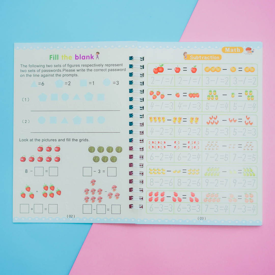 Kinderen Leerwerkboeken Set van 4 voor Creatief Leren en Ontwikkelen 5